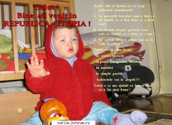 BUN VENIT! - kofilm - USERI  NOI  si  VIZITATORI