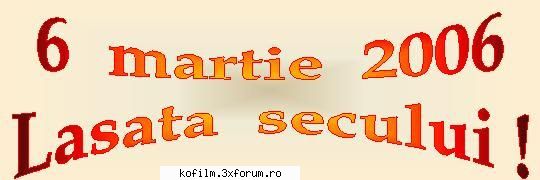 Dupa 1 martie - Cea mai importanta stire pentru majoritatea - Martie 2006